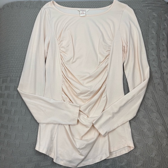 Sundance Tops - Sundance Women’s Ruched Ballet Pink Long Sleeve Top ~ Medium